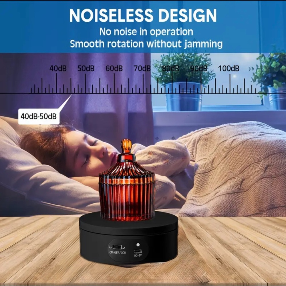 Black Rotating Display Stand NIB - Picture 5 of 6